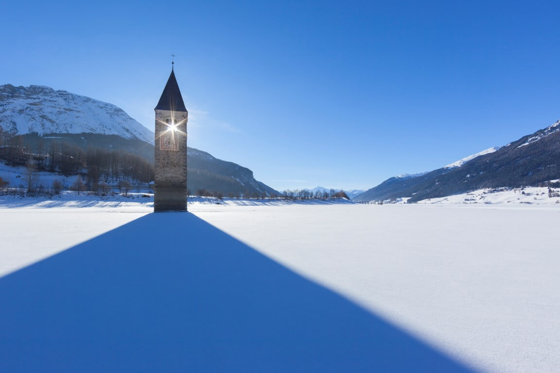 Turm Reschen - F. Blickle